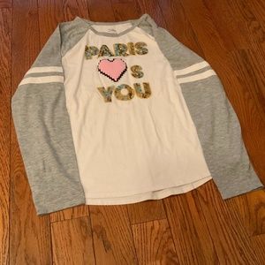 (2) Long sleeve Tops with designs